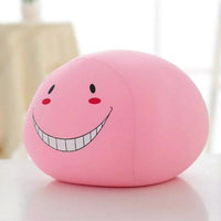 Kawaii Emoji Face Pillow Ansatsu Kyoushitsu Korosensei Foam Particles Assassination Classroom Round Plush Doll - Lusy Store