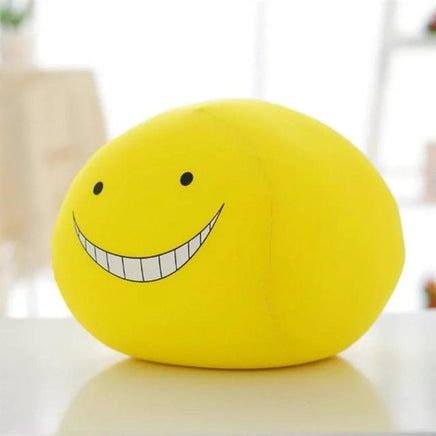 Kawaii Emoji Face Pillow Ansatsu Kyoushitsu Korosensei Foam Particles Assassination Classroom Round Plush Doll - Lusy Store