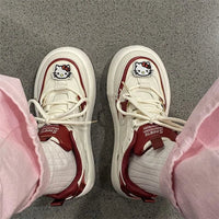 Kawaii Sanrio Hello Kitty Vulcanized Sneakers Kuromi My Melody Cinnamoroll Animes Comfortable Shoes Casual Couple Sport Shoes - Lusy Store LLC