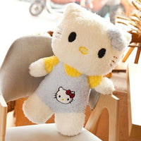 Kawaii Standing Hello Kitty Stuffed Soft Cartoon Plush Toys blue