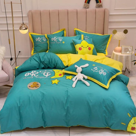Kids Bedding Sets 60 Long-Staple Cotton Satin Embroidery - Lusy Store