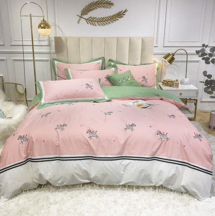 Kids Bedding Sets 60 Long-Staple Cotton Satin Embroidery E1789 - Lusy Store