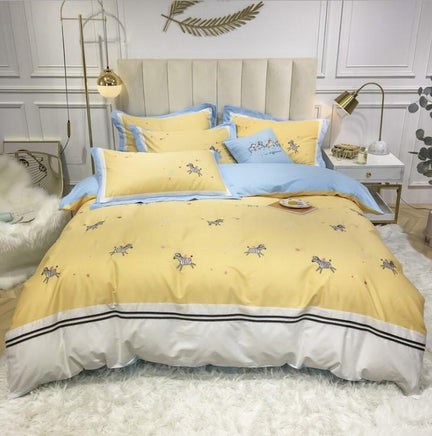 Kids Bedding Sets 60 Long-Staple Cotton Satin Embroidery E1791 - Lusy Store
