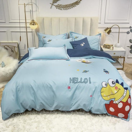 Kids Bedding Sets 60 Long-Staple Cotton Satin Embroidery E1792 - Lusy Store