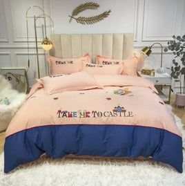 Kids Bedding Sets 60 Long-Staple Cotton Satin Embroidery E1794 - Lusy Store