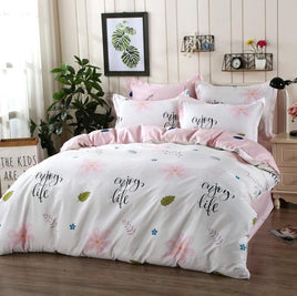 Kids Bedding Sets Cotton Home Textile Bedding Student Dormitory Sheets BD1567 Grey
