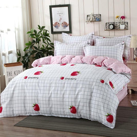 Kids Bedding Sets Cotton Home Textile Bedding Student Dormitory Sheets BD1573 Grey