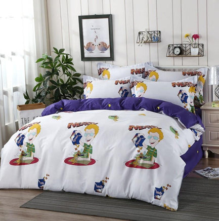 Kids Bedding Sets Cotton Home Textile Bedding Student Dormitory Sheets BD1579 - Lusy Store