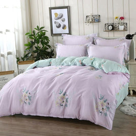Kids Bedding Sets Cotton Home Textile Bedding Student Dormitory Sheets BD1580 Grey