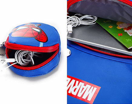 Kindergarten Backpack Boys Girls Spider Man Cartoon Backpack For 4 -13 Year B380 - Lusy Store