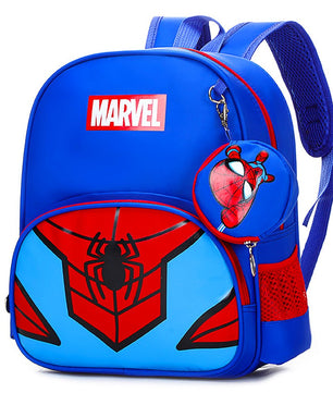 Kindergarten Backpack Boys Girls Spider Man Cartoon Backpack For 4 -13 Year B380 - Lusy Store