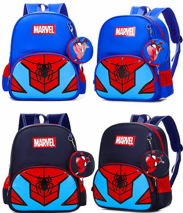 Kindergarten Backpack Boys Girls Spider Man Cartoon Backpack For 4 -13 Year B380 - Lusy Store