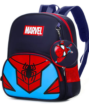 Kindergarten Backpack Boys Girls Spider Man Cartoon Backpack For 4 -13 Year B380 - Lusy Store