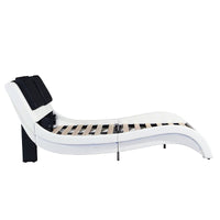 King Bed Faux Leather Upholstered Platform Bed Frame With LED Lighting Bluetooth Connection F394