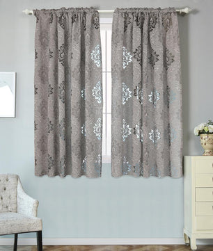 Kitchen Curtains Grey Short Window Curtains Fabrics For Christmas Rustic Decorative - Lusy Store