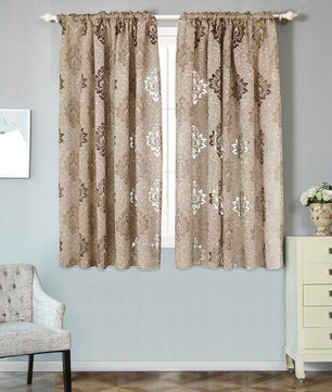 Kitchen Curtains Grey Short Window Curtains Fabrics For Christmas Rustic Decorative - Lusy Store