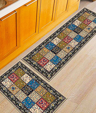 Kitchen Mat Anti Slip Modern Area Rugs Living Room Balcony Bathroom KM378b - Lusy Store