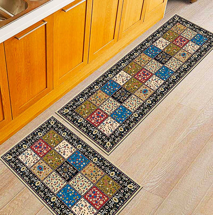 Kitchen Mat Anti Slip Modern Area Rugs Living Room Balcony Bathroom KM378b - Lusy Store