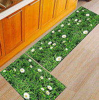 Kitchen Mat Anti Slip Modern Area Rugs Living Room Balcony Bathroom KM378b - Lusy Store