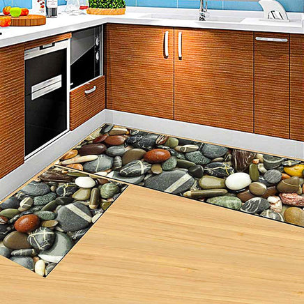 Kitchen Mat Anti Slip Modern Area Rugs Living Room Balcony Bathroom KM378b - Lusy Store