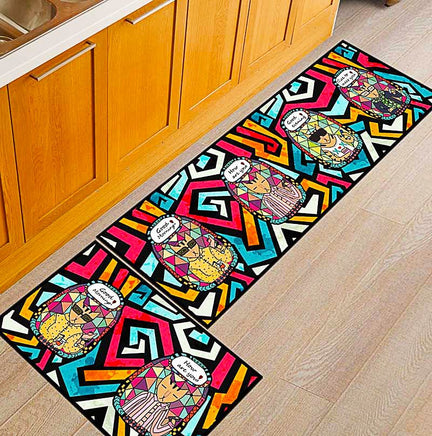 Kitchen Mat Anti Slip Modern Area Rugs Living Room Balcony Bathroom KM378b - Lusy Store