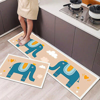 Kitchen Mat Carpet Bathroom Non Slip Entrance Doormats Home Decor Bedside Area Rugs KM375 1