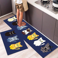 Kitchen Mat Carpet Bathroom Non Slip Entrance Doormats Home Decor Bedside Area Rugs KM375 14