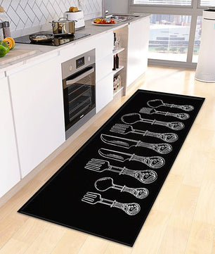 Kitchen Mat Coffee Kitchen Rug Doormat Anti Slip Home Living Room Bedroom Floor Decor KM379 - Lusy Store