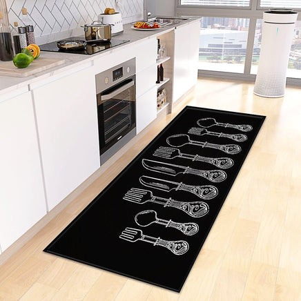 Kitchen Mat Coffee Kitchen Rug Doormat Anti Slip Home Living Room Bedroom Floor Decor KM379 - Lusy Store