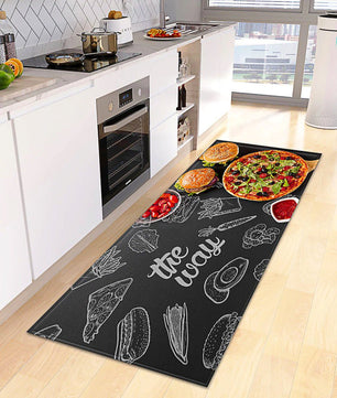 Kitchen Mat Coffee Kitchen Rug Doormat Anti Slip Home Living Room Bedroom Floor Decor KM379 - Lusy Store