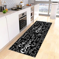 Kitchen Mat Coffee Kitchen Rug Doormat Anti Slip Home Living Room Bedroom Floor Decor KM379b - Lusy Store