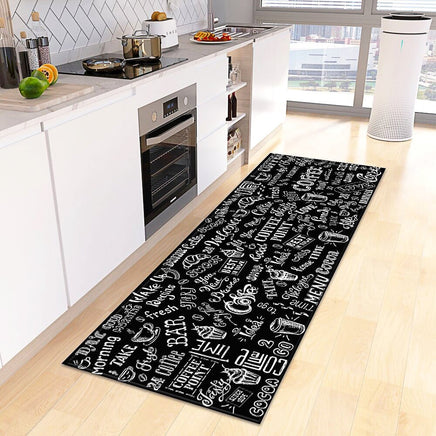 Kitchen Mat Coffee Kitchen Rug Doormat Anti Slip Home Living Room Bedroom Floor Decor KM379b - Lusy Store