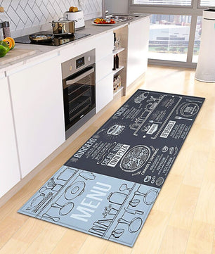 Kitchen Mat Coffee Kitchen Rug Doormat Anti Slip Home Living Room Bedroom Floor Decor KM379b - Lusy Store