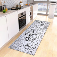 Kitchen Mat Coffee Kitchen Rug Doormat Anti Slip Home Living Room Bedroom Floor Decor KM379b - Lusy Store