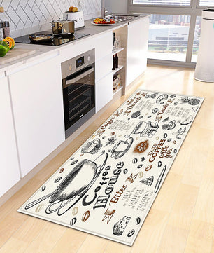 Kitchen Mat Entrance Doormat Bathroom Anti-Slip Bedroom Floor Balcony Decor KM364 - Lusy Store