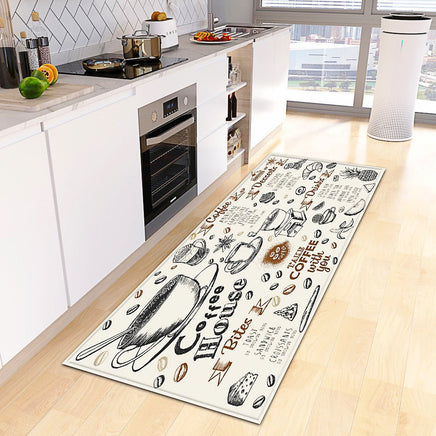 Kitchen Mat Entrance Doormat Bathroom Anti-Slip Bedroom Floor Balcony Decor KM364 - Lusy Store