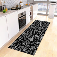 Kitchen Mat Entrance Doormat Bathroom Anti-Slip Bedroom Floor Balcony Decor KM364 - Lusy Store