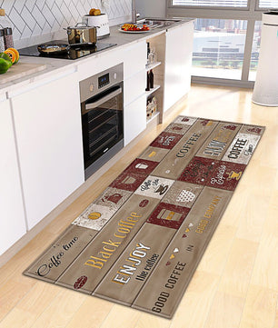 Kitchen Mat Entrance Doormat Bathroom Anti-Slip Bedroom Floor Balcony Decor KM364 - Lusy Store