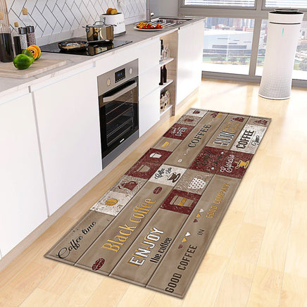 Kitchen Mat Entrance Doormat Bathroom Anti-Slip Bedroom Floor Balcony Decor KM364 - Lusy Store