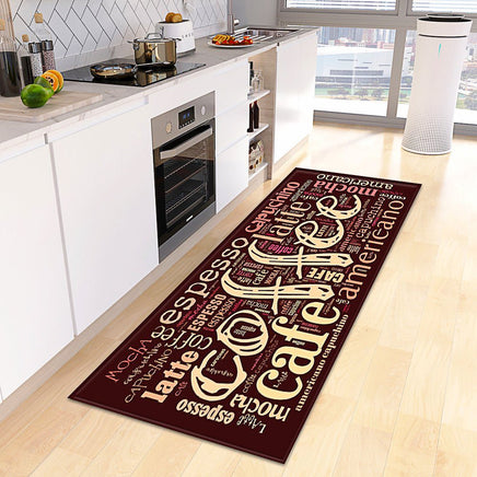 Kitchen Mat Entrance Doormat Bathroom Anti-Slip Bedroom Floor Balcony Decor KM364 - Lusy Store