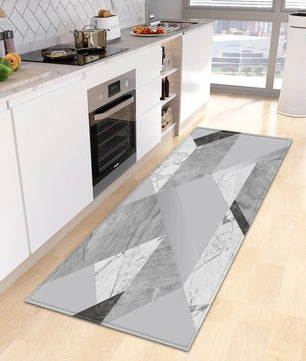 Kitchen Mat Entrance Doormat Marble Living Room Decor Rug Bathroom Door Home Bedroom Floor Hallway Anti-Slip KM367 - Lusy Store