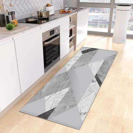 Kitchen Mat Entrance Doormat Marble Living Room Decor Rug Bathroom Door Home Bedroom Floor Hallway Anti-Slip KM367 - Lusy Store