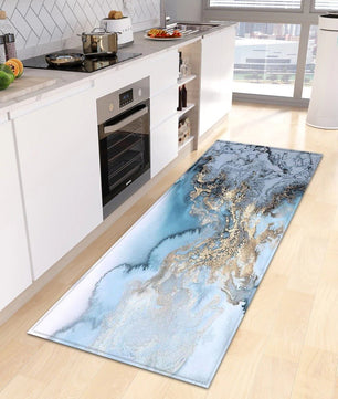 Kitchen Mat Entrance Doormat Marble Living Room Decor Rug Bathroom Door Home Bedroom Floor Hallway Anti-Slip KM367 - Lusy Store