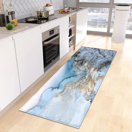 Kitchen Mat Entrance Doormat Marble Living Room Decor Rug Bathroom Door Home Bedroom Floor Hallway Anti-Slip KM367 - Lusy Store