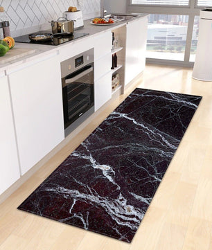 Kitchen Mat Entrance Doormat Marble Living Room Decor Rug Bathroom Door Home Bedroom Floor Hallway Anti-Slip KM367 - Lusy Store