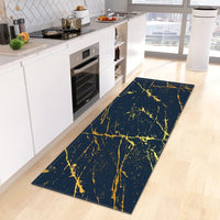 Kitchen Mat Entrance Doormat Marble Living Room Decor Rug Bathroom Door Home Bedroom Floor Hallway Anti-Slip KM367 - Lusy Store