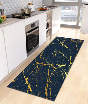 Kitchen Mat Entrance Doormat Marble Living Room Decor Rug Bathroom Door Home Bedroom Floor Hallway Anti-Slip KM367 - Lusy Store