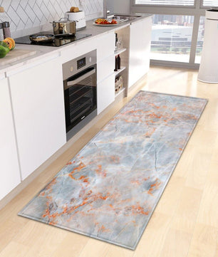 Kitchen Mat Entrance Doormat Marble Living Room Decor Rug Bathroom Door Home Bedroom Floor Hallway Anti-Slip KM367 - Lusy Store