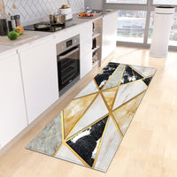 Kitchen Mat Entrance Doormat Marble Living Room Decor Rug Bathroom Door Home Bedroom Floor Hallway Anti-Slip KM367b 5