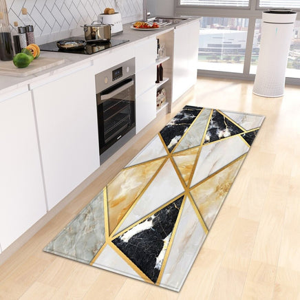 Kitchen Mat Entrance Doormat Marble Living Room Decor Rug Bathroom Door Home Bedroom Floor Hallway Anti-Slip KM367b 5